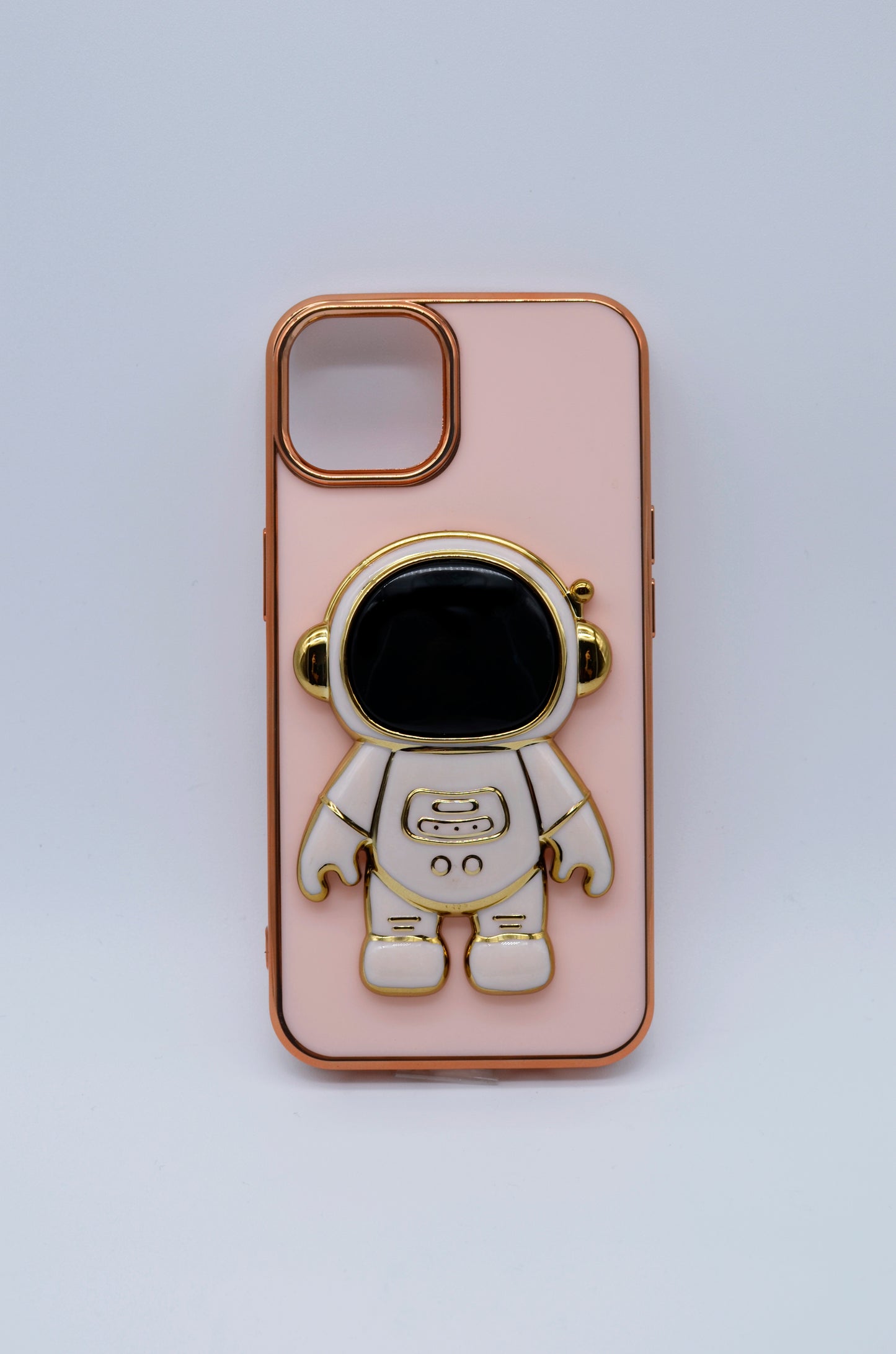 Funda protectora para iPhone 14 con soporte para celular de Astronauta