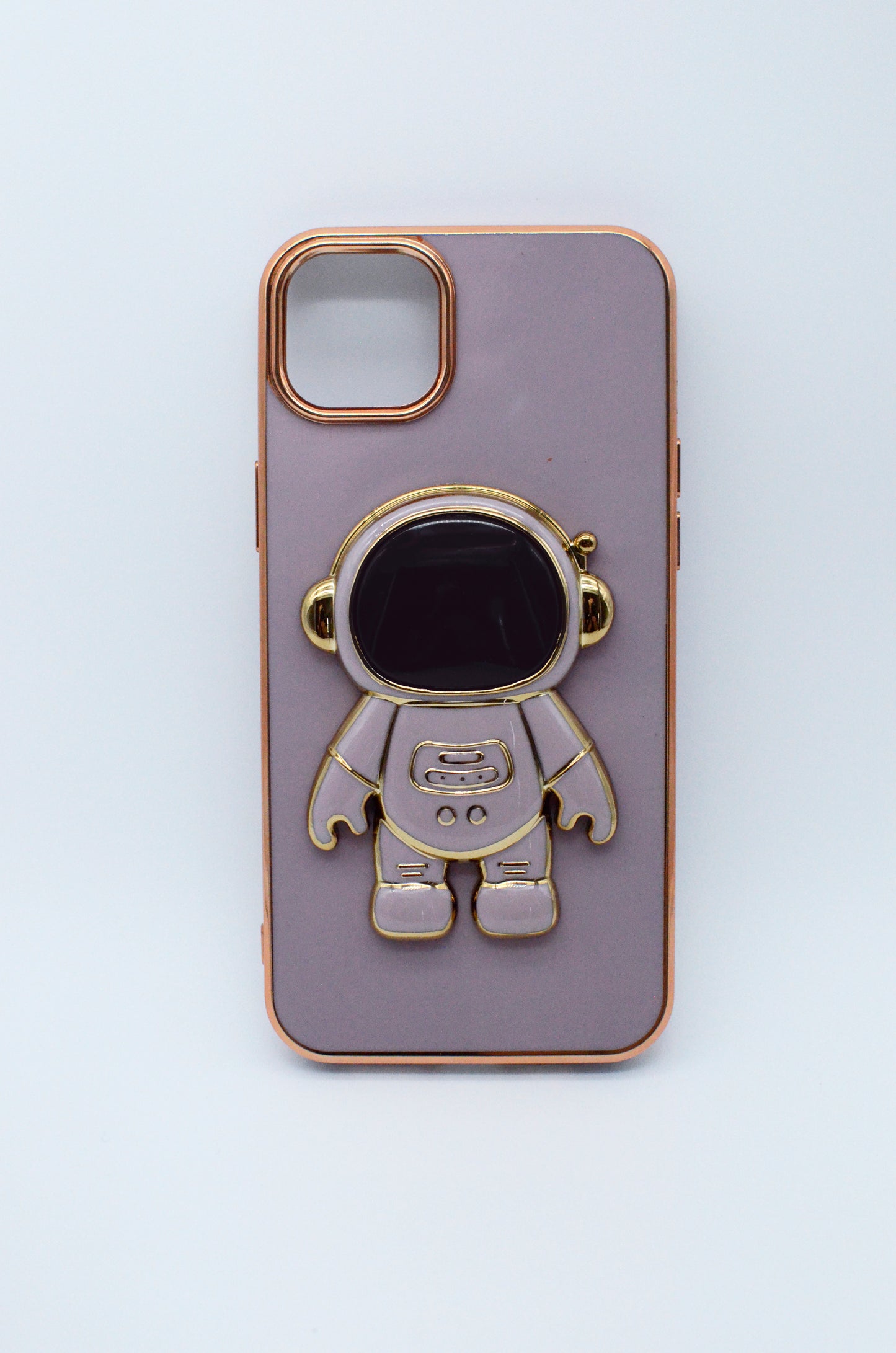 Funda protectora para iPhone 14 Max con soporte para celular de Astronauta