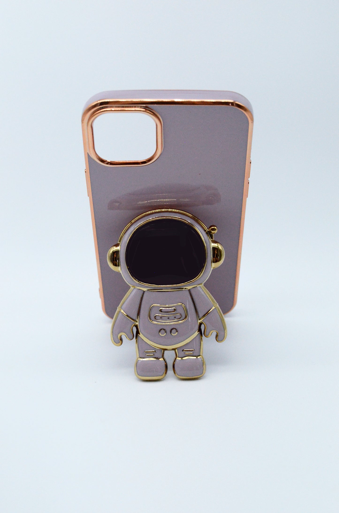 Funda protectora para iPhone 14 Max con soporte para celular de Astronauta