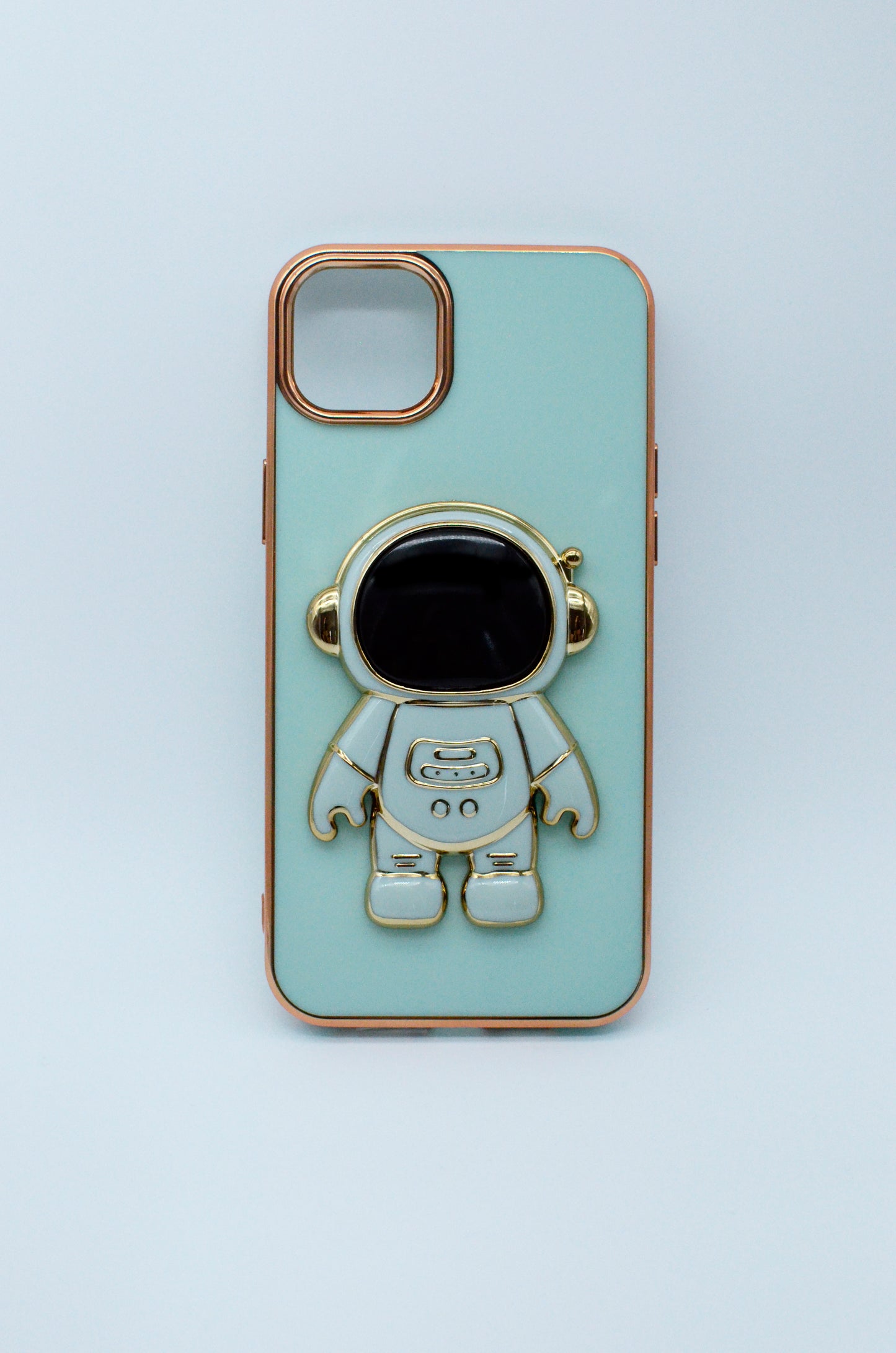 Funda protectora para iPhone 14 Max con soporte para celular de Astronauta