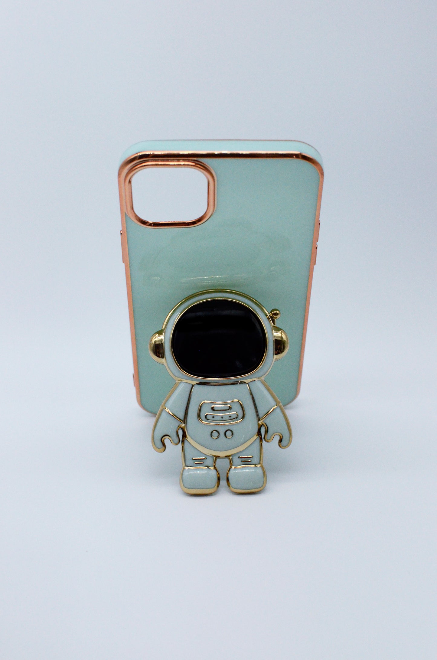 Funda protectora para iPhone 14 Max con soporte para celular de Astronauta