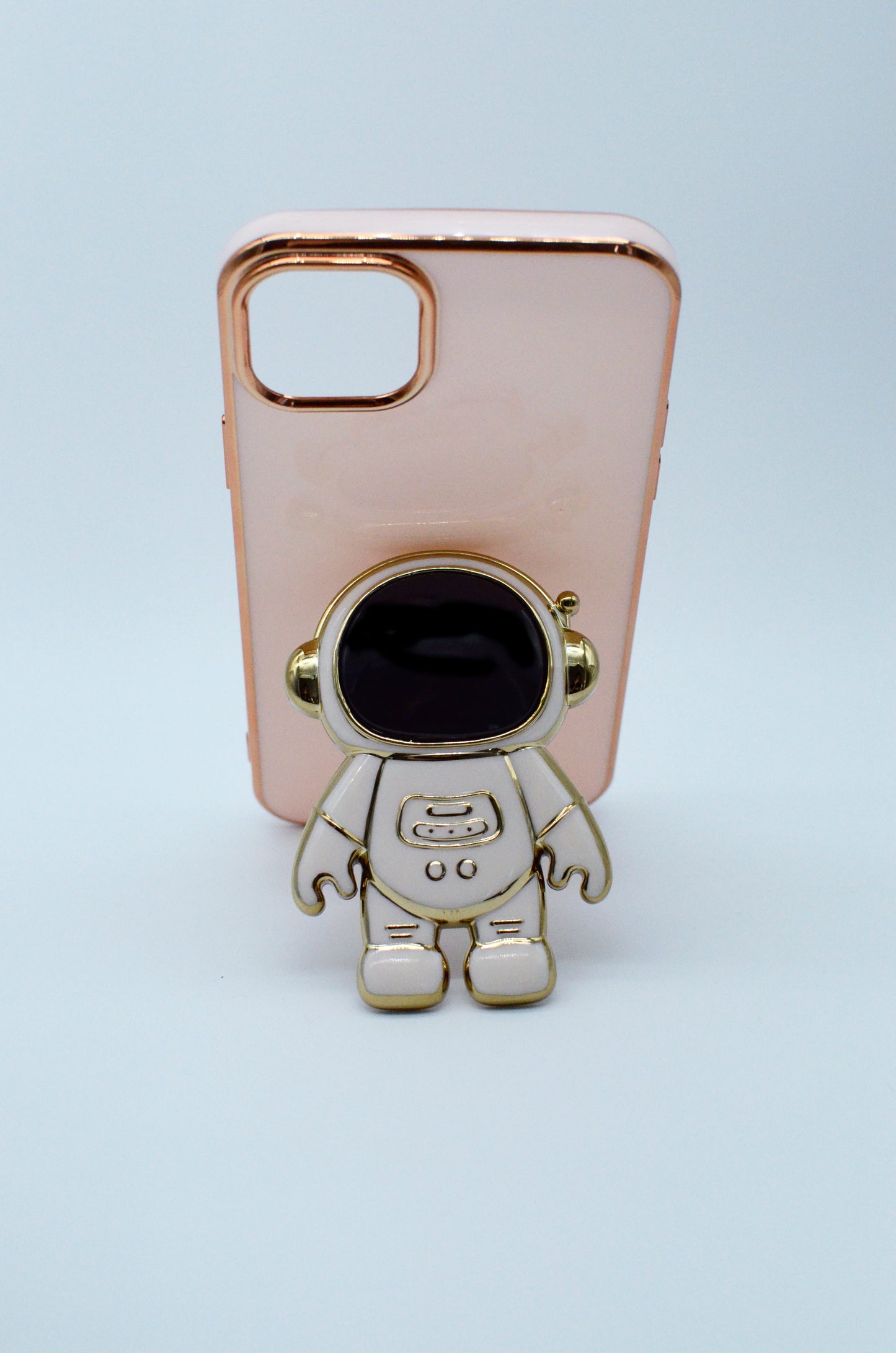 Funda protectora para iPhone 14 Max con soporte para celular de Astronauta