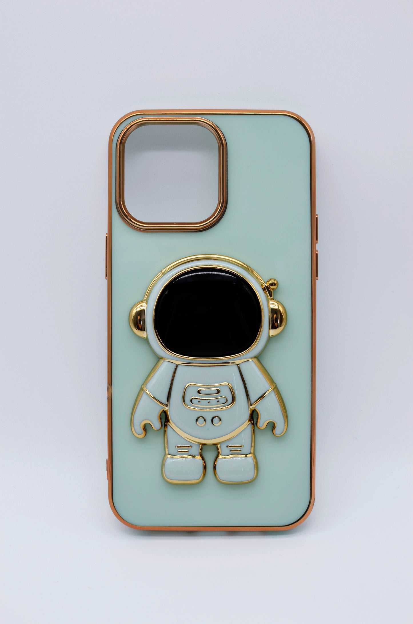 Funda protectora para iPhone 14 Pro Max con soporte para celular de Astronauta