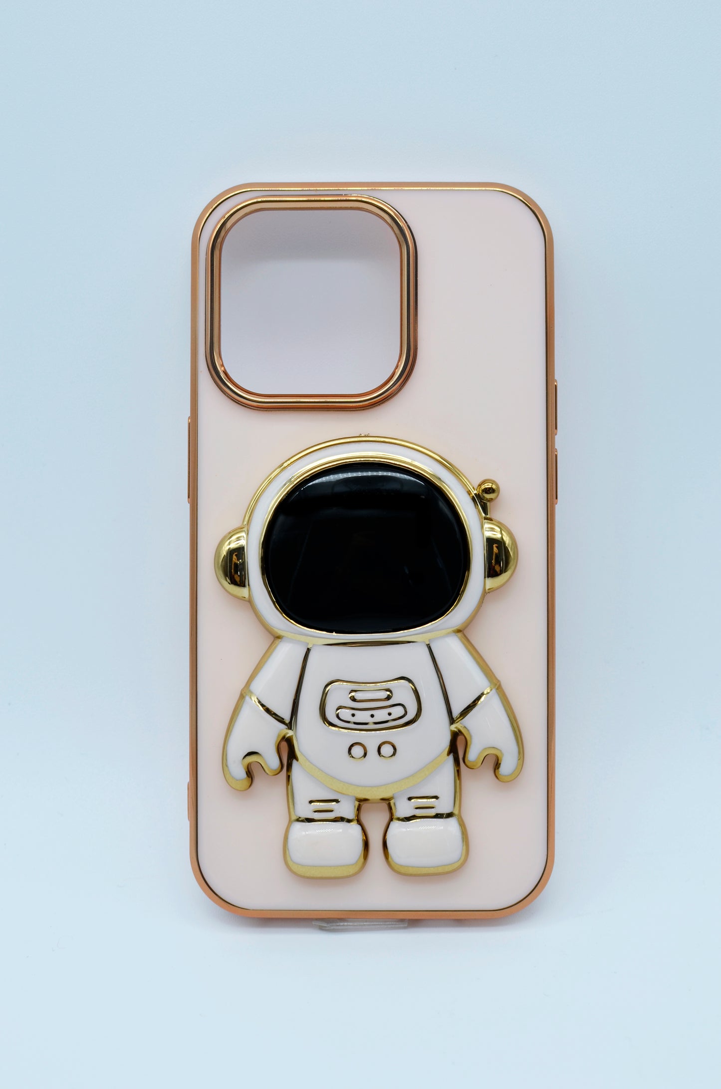 Funda protectora para iPhone 14 Pro con soporte para celular de Astronauta